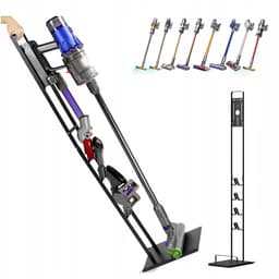 Universeel Stofzuiger Standaard - Stofzuigerstandaard Compatibel met Dyson Gen5/V15/V11/V10/V8/V7/V6 - Vrijstaande Steelstofzuiger Houder - Verplaatsbare Wielen - Antislipvoet - Zonder Boren - met Accessoires Houders - Stabiele Metalen — thumbnail 2
