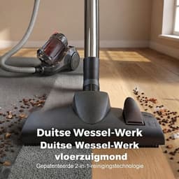 VALI® Stofzuiger Zonder Zak - Compact en Licht - Stofzuiger - Grijs - 42cm x 25cm x 33cm — thumbnail 2