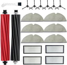 Dailygoods- Robotstofzuiger Accessoires - 2 Hoofdborstels - 6 Zijborstels - 6 Reinigingsdoeken - 4 HEPA-filters - Compatibel met Roborock Q5 Pro/Q8 Max - Stofzuigeraccessoires — thumbnail 1