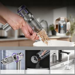 REDOM Stofzuiger 22.000 Pa – Draadloze Handstofzuiger met Brushless Motor – 4-in-1 Zuigen, Blazen, Opblazen & Vacuüm Sealen – HEPA-filter – Auto & Huis — thumbnail 3