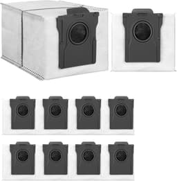 10 Stofzakken - Voor Dreame L10s/X30/X40/X50/L40/L50 Ultra - Grote Capaciteit Van 2,3 Liter - Vierlaags Filterconstructie - Compatibel Met Dreame Stofzuigerstofzakken — thumbnail 1
