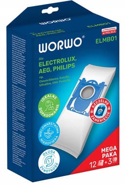 AreoSe - Stofzuigerzakken en filters voor Electrolux Philips Beko - 12 zakken + 1 filter — thumbnail 3
