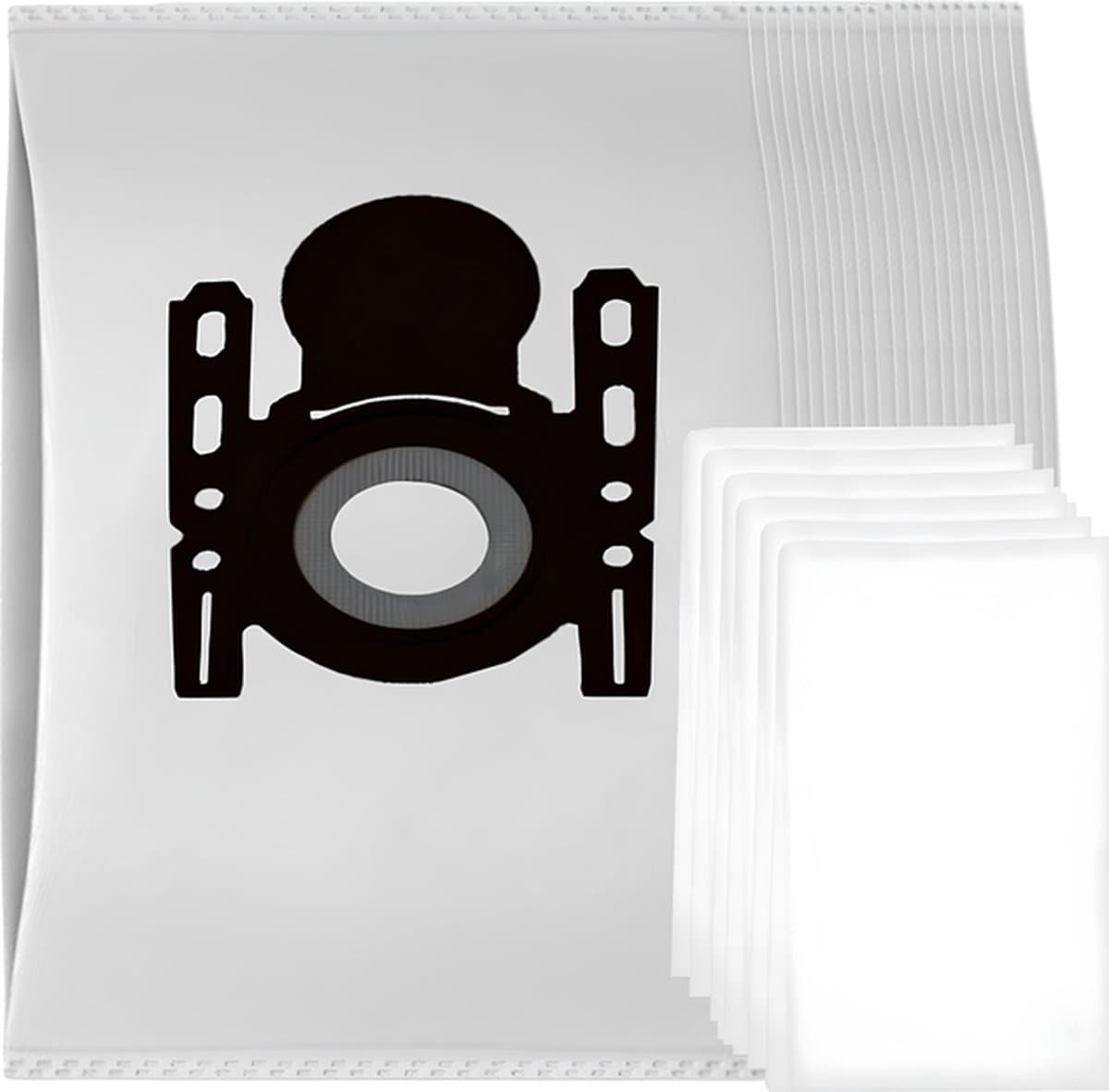 20x Stofzuigerzakken, 6x Motor / Micro filter geschikt voor Bosch G ALL Serie 2, 3, 4, 7, 8 - GL-80, GL-85, GL-70, GL-50, GL-40, GL-45, GL-30 GL-20 MoveOn Ergomaxx'x, In'genius, Free'e, Maxx'x, Cosyy'y — afbeelding 1