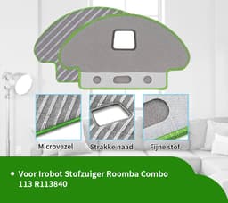Replacements® onderdelen geschikt voor Irobot Roomba Combo 113 - 12-delig — thumbnail 5