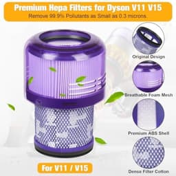 Stofopvangbakken en filters Geschikt voor Dyson V11, V15, SV14, SV17, SV15, SV22 en SV28. — thumbnail 2