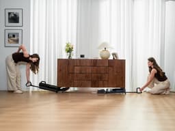 Tineco Floor One S7 Max Pro - Nat en droog stofzuiger en dweil - Smart-Sensing StreakFree schraper - HydroBurst - 85℃ Sneldroogtechnologie - 45dB(A)* Geluidsarm drogen - 60 Min accu - Triple-Sided Edge Schoonmaak routine - 180° Lay-Flat — thumbnail 4