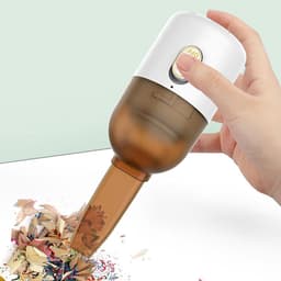 Cleaner Table Stofverzamelaar, mini-accu, roterend borstelgereedschap, lichte kruimelklopper voor desktop, cadeau, reinigingsaccessoires voor kinderen — thumbnail 4