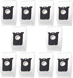 Geschikt voor Electrolux S-bag - Philips FC/HR-serie - Classic Long Performance - Electrolux S-bag AEG en Philips s- FC8202 - Stofzuigzakken van synthetisch polypropyleen (PP) - geschikt voor AEG - 10 stuks - Wit — thumbnail 1