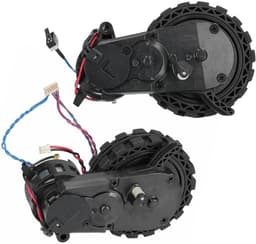 Robot Stofzuiger Wielen - Onderdelen Set - Verbeterde Mobiliteit - Specifieke Compatibiliteit - Links en Rechts - Zwart — thumbnail 1