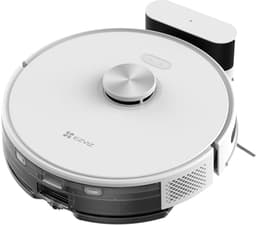 EZVIZ RE5 Robotstofzuiger met Dweilfunctie – 4000 Pa – LiDAR Navigatie – App Bediening – Tapijtdetectie – Werkt met Google Assistant & Alexa – Wit — thumbnail 1