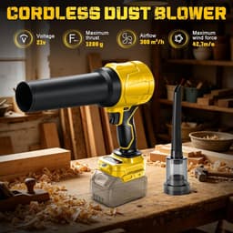 Battery Blower and Handheld Vacuum Cleaner 2-in-1 Compatible with Dewalt 20 V Battery (without Battery), Brushless - ShopVlot — thumbnail 4