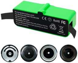 Batterij voor robotstofzuigers Roomba 960, 890, 860, 695, 680, 690, 675 - 6400 mAh capaciteit — thumbnail 5
