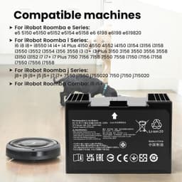 Stofzuigeraccu - 14,4 V - 2220 mAh — thumbnail 2