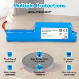 Stofzuigeraccu - 2600 mAh - 10,8 V - Li-Ion — thumbnail 2