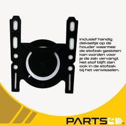 12 Stofzuigerzakken PARTS4® geschikt voor Bosch / Siemens G ALL -incl. 1 filter- | Made in Europe | Passend in o.a. Free'e, Ergomaxx'x, In'genius, Serie 8, Serie 4, SI52, SI69, NR150+ — thumbnail 2