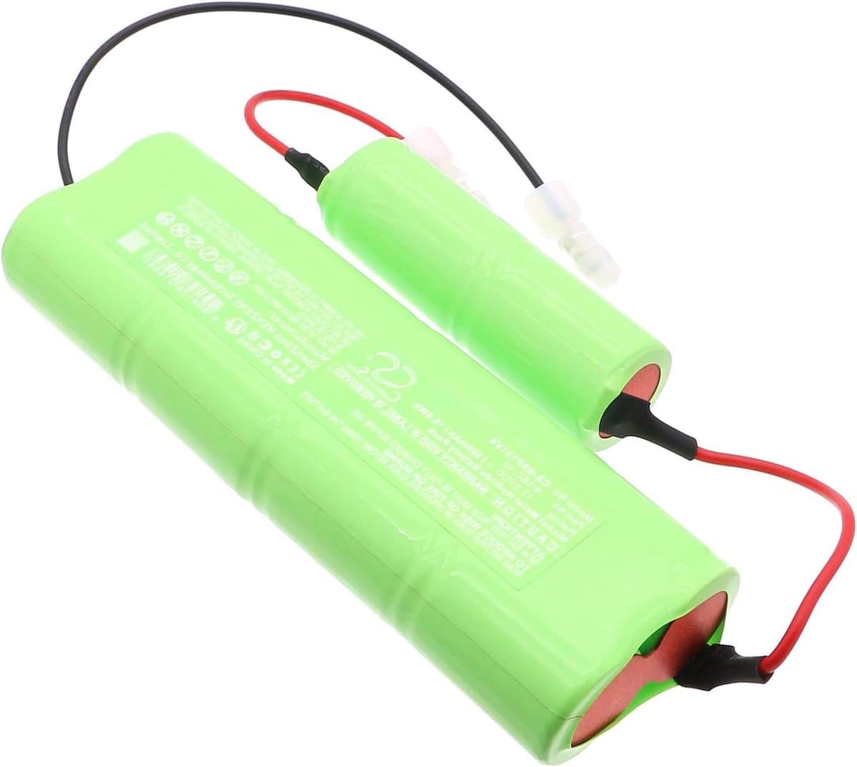 Batterij - Vervangende Accu - Stofzuiger Onderhoud - Ni-MH Technologie - 1300mAh - Groen — afbeelding 1