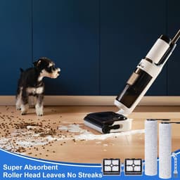 Cosensi - Roller Brush - Filter - Duurzaam en effectief - 5 stuks - Vervangingsset voor stofzuiger - Geschikt voor Tineco Floor Stretch S6 — thumbnail 5
