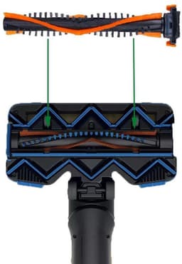 Borstels geschikt voor Speedpro Max - Fc6 - XC7- en XC8-serie - CP0667 - 2-delige set - Stofzuigeraccessoires — thumbnail 4