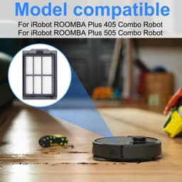 Dailygoods- HEPA Filter 4 Stuks - Vervangingsfilter - Geschikt voor iRobot Roomba 405/505 - Wasbaar en Herbruikbaar - Filtert 99,98% van Allergenen - Stofzuigerfilter — thumbnail 5
