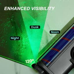 aladdien - LED Stofdetectie Lamp - Voor Stofzuiger - Universele Bevestiging - Groene Verlichting - Voor Dierharen - Effectief - Handig in gebruik - .. — thumbnail 5
