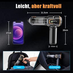 Kruimeldief draadloos - Handstofzuiger - Autostofzuiger - Zuigmond — thumbnail 2