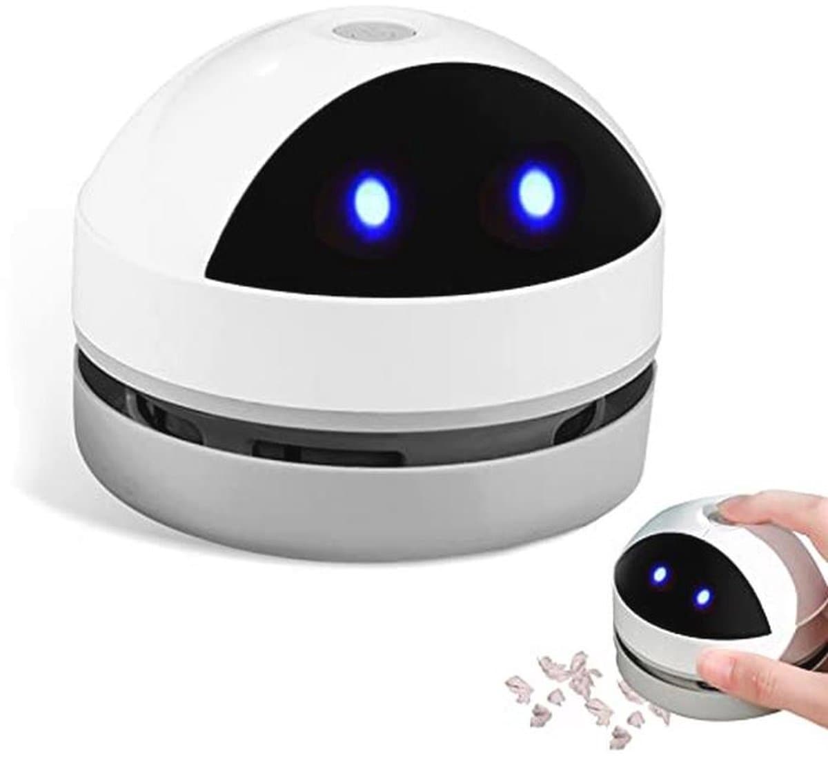 Mini-tafelstofzuiger: draagbare draadloze mini-tafelstofzuiger, USB-oplaadbare handstofzuiger, hoog zuigvermogen, mini-tafelstofzuiger voor bureau, reiniging van — afbeelding 1