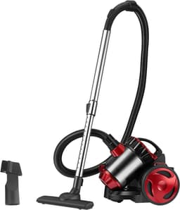 Stofzuiger zonder zak - Krachtige zuigkracht - Efficiënt schoonmaken - Geluidsarm ontwerp - 15L reservoir - Rood — thumbnail 1