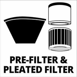 Aszuiger 1250 watt 175 mbar - met fijnstofvoorfilter - 20 L reservoir As stofzuiger — thumbnail 2