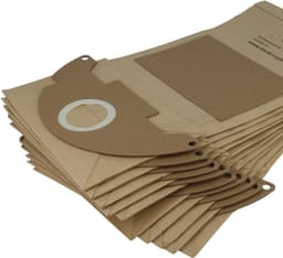 vhbw 10 stuks vervangende stofzakken voor Kärcher 6.904-143 voor stofzuigers - 42,5 cm x 24,8 cm bruin — thumbnail 5