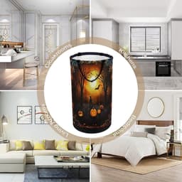 Wasmand - Vuilnisbak Kleding - Kleding Opbergen - Waterdicht Vochtbestendig - 40x69cm - Halloween — thumbnail 1