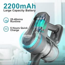 Draadloze Stofzuiger - Handstofzuiger Lichtgewicht - Snelle Dagelijkse Schoonmaak - 40 Minuten Looptijd - 6-in-1 Kit - Waterval — thumbnail 3