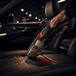 Draadloze Handstofzuiger - Wit - Oplaadbare Stofzuiger voor Auto en Huis - Inclusief 3 Accessoires — thumbnail 2