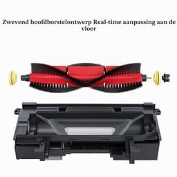 Hoofdborstel set van 2 - Anti-klit - Geschikt voor Roborock — thumbnail 2