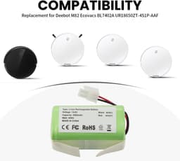 Stofzuigeraccu - 14,8 V - 2800 mAh — thumbnail 3