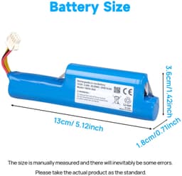Stofzuigeraccu - 2600 mAh - 10,8 V - Li-Ion — thumbnail 4