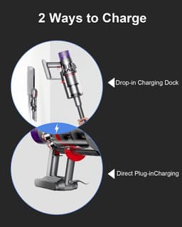 Vervangende 6000mAh Batterij voor Dyson V7 met 2 Filters — thumbnail 3