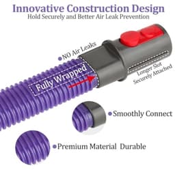 Droogventilator en Kierenzuiger voor Dyson V15 V12 V11 V10 V8 V7 - Flexibele Slang — thumbnail 5