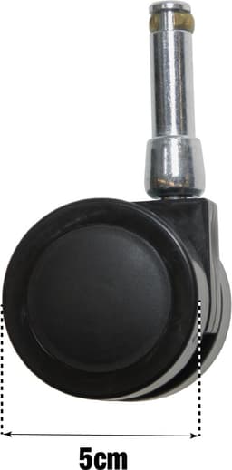 Numatic zwenkwiel voor George, Charles en PPR240 series - Ø50mm wiel - 204111 — thumbnail 2