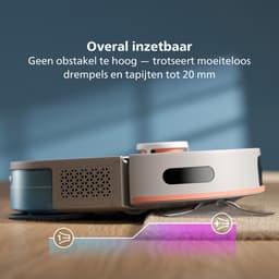 Philips XU5100/20 robotstofzuiger - 2-in-1 stofzuigen en dweilen - lasernavigatie - krachtige zuigkracht - app-bediening — thumbnail 5