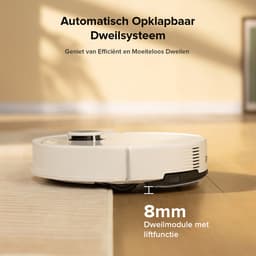Roborock Q10 S5 Robotstofzuiger– 10000 Pa Zuigkracht–Dubbele Anti-klitfunctie–VibraRise 2.0-Systeem– 8 mm Dweillift– PreciSense LiDAR-navigatie–Obstakelvermijding– APP–Wit — thumbnail 5