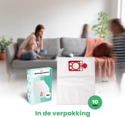 Stofzuigerzakken 10 stuks Geschikt voor Numatic Henry / Hetty / James NVM-1CH Model 604015 – XXL verpakking — thumbnail 2
