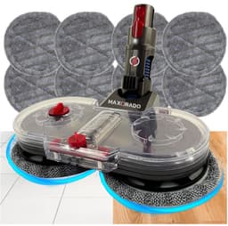 Maxorado 2-in-1 Vloermop geschikt voor Dyson V7 / V8 / V10 / V11 / V15 – Inclusief 10 Pads - Dweilmondstuk - Vloerreiniger - Stofzuigermondstuk — thumbnail 1
