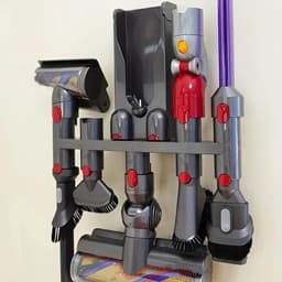 17Parts Wandhouder voor Dyson V7 V8 V10 V11 V12 V15 – Stofzuiger Accessoirehouder – 8-in-1 Organizer voor Opzetstukken – Wandmontage – Inclusief Pluggen en Schroeven – Ruimtebesparende Opbergoplossing — thumbnail 3