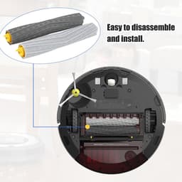 2 paar - Accessoires voor robotstofzuigers - Hoofdborstel voor iRobot Roomba 800- en 900-serie - Vervangende borstel voor modellen 860, 870, 880, 980 - Reinigingsborstel - Reinigingsaccessoires - Diverse kleuren — thumbnail 4