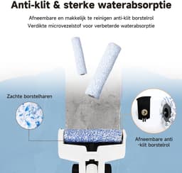 Handheld Vloerreiniger Y10 – Draadloos – 180W Krachtige Motor – Zelfreinigend – Nat & Droog– LED Display – Automatische Waterregeling — thumbnail 3