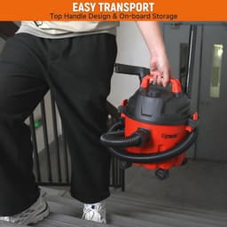 800 W nat- en droogzuiger met 10 liter capaciteit voor efficiënt reinigen — thumbnail 2