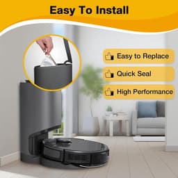 12 Stuks stofzuigerzakken accessoireset geschikt voor Ecovacs Deebot N8/N8+/N8 Pro/T8 MAX /T8+/T8 AIVI/T9+/T9 AIVI+/T9 POWER/T9 Pro stofzuigers - stofzuigerzakken - Ecovacs stofzuigerzakken vervangende onderdelen — thumbnail 3