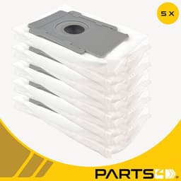 5 Stofzuigerzakken PARTS4® geschikt voor iRobot Roomba i5+, i7+, J7+, J8+, J9+ & S9+ series | Alternatief voor origineel nummer 4626194 | Voor modellen met een Clean Base® automatische vuilafvoer, incl. Roomba® combo & Essential serie — thumbnail 5