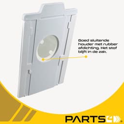 5 Stofzuigerzakken PARTS4® geschikt voor Samsung JET Bot AI+ series | Alternatief voor origineel nummer VCA-RDB95 | O.a. geschikt voor Jet Bot AI+, VCA-RDB95, VR50T95735W/WA & VT30T85513W/WA — thumbnail 4