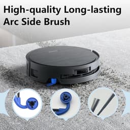 6 Stuks Zijborstels gescht voor Ecovacs X9/X9Pro - Stofzuigeronderdelen — thumbnail 3